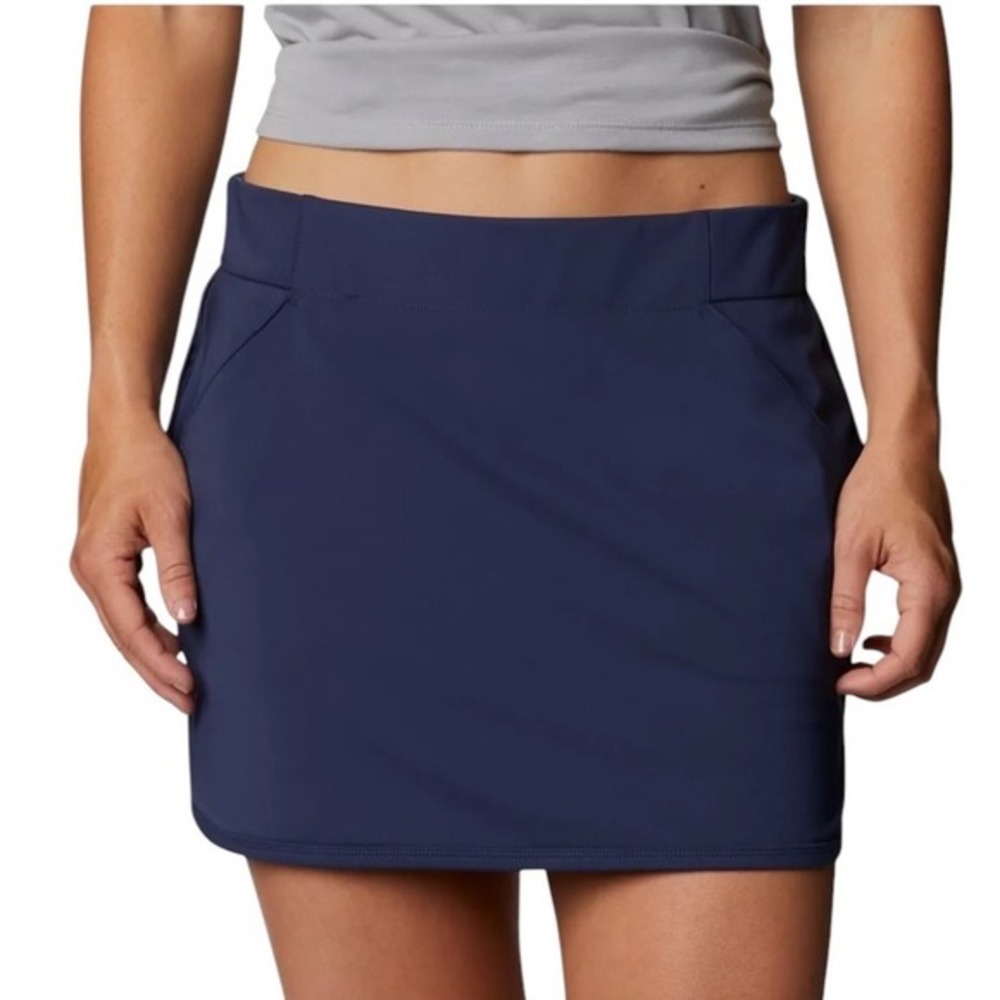 Columbia Canyon Climber Mini Skirt Skort Blue Sporty Tennis Granola Girl Size S